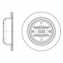 SD1032 Hi-Q Гальмівний диск