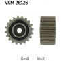VKM 26125 SKF Паразитный / Ведущий ролик, Зубчастий ремінь