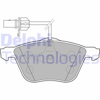 LP1801 DELPHI Комплект гальмівних колодок дисковий гальм