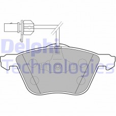 LP1801 DELPHI Комплект гальмівних колодок дисковий гальм