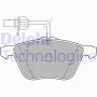 LP1801 DELPHI Комплект гальмівних колодок дисковий гальм