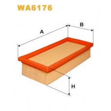 WA6176 WIX FILTERS Повітряний фільтр