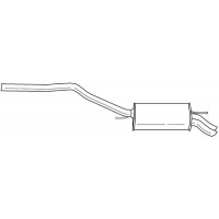 61634 SIGAM Глушник вихлопних газів кінцевий