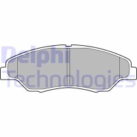 LP1634 DELPHI Комплект гальмівних колодок дисковий гальм