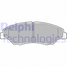 LP1634 DELPHI Комплект гальмівних колодок дисковий гальм