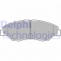 LP1634 DELPHI Комплект гальмівних колодок дисковий гальм