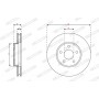 DDF3020C FERODO Гальмівний диск