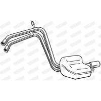 22016 WALKER Глушник вихлопних газів кінцевий