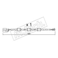 SU.322 fri.tech. Сигналізатор зносу гальмівних колодок