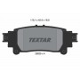 2552501 TEXTAR КомплеК т гальмівних колодок, дискове гальмо