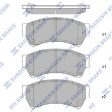 SP1475 Hi-Q Комплект гальмівних колодок дисковий гальм