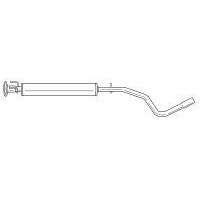 12452 SIGAM Середній глушник вихлопних газів