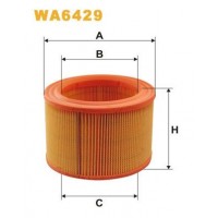 WA6429 WIX FILTERS Повітряний фільтр