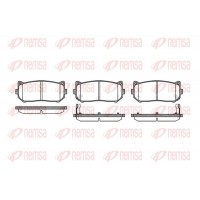 0649.02 REMSA КомплеК т гальмівних колодок, дискове гальмо