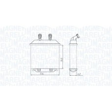 350218415000 MAGNETI MARELLI Теплообмінник обігрів салону