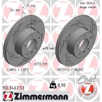 150.3467.53 ZIMMERMANN Гальмівний диск