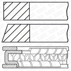 08-443000-00 GOETZE ENGINE Комплект поршневих кілець