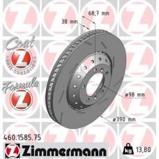 460.1585.75 ZIMMERMANN Гальмівний диск