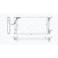 350213185300 MAGNETI MARELLI Радіатор охолодження двигуна