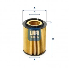 25.010.00 UFI Масляний фільтр
