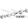 TCB-003 FEBEST Підшипник проміжний підшипник карданного вала