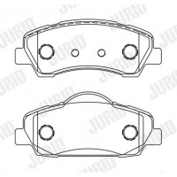 573630J JURID Комплект гальмівних колодок дисковий гальм