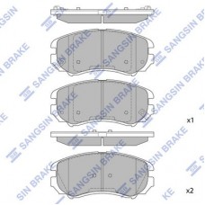 SP1202 Hi-Q Комплект гальмівних колодок дисковий гальм