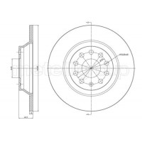 23-1519C METELLI Гальмівний диск