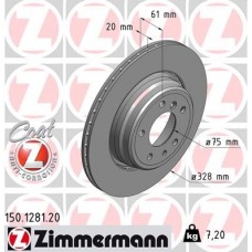 150.1281.20 ZIMMERMANN Гальмівний диск