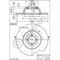 14063 AP Гальмівний диск