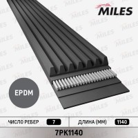 7PK1140 MILES Поліклиновий ремінь