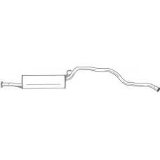 44623 SIGAM Глушник вихлопних газів кінцевий