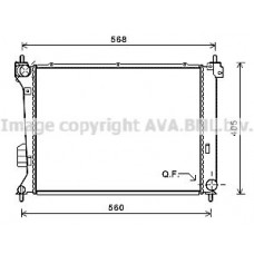 HY2309 AVA QUALITY COOLING Радіатор охолодження двигуна