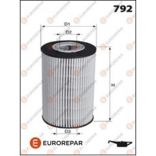 1616172380 EUROREPAR Масляний фільтр