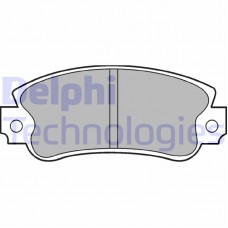 LP509 DELPHI Комплект гальмівних колодок дисковий гальм