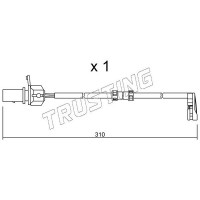 SU.290 TRUSTING Сигналізатор зносу гальмівних колодок