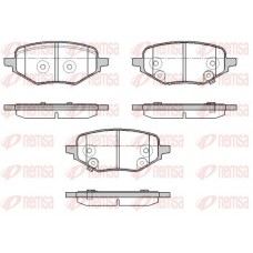 1978.02 REMSA КомплеК т гальмівних колодок, дискове гальмо