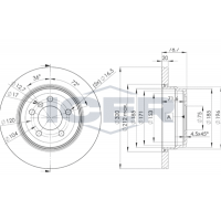 78BD1970-2 ICER Гальмівний диск