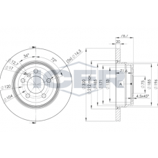 78BD1970-2 ICER Гальмівний диск