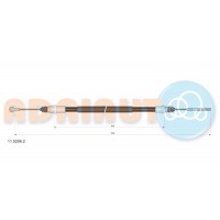 1102062 ADRIAUTO CITROEN Трос ручного гальма C8 лев.