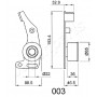 BE-003 JAPANPARTS Устройство для натяжения ремня, Ремінь ГРМ