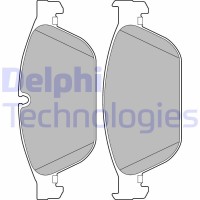 LP2292 DELPHI Комплект гальмівних колодок дисковий гальм