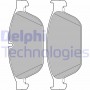 LP2292 DELPHI Комплект гальмівних колодок дисковий гальм