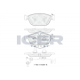 181994 ICER Комплект гальмівних колодок дисковий гальм