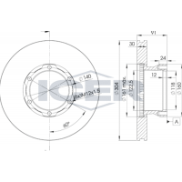 78BD4240-1 ICER Гальмівний диск