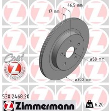 530.2468.20 ZIMMERMANN Гальмівний диск