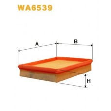 WA6539 WIX FILTERS Повітряний фільтр