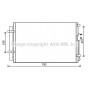 HY5344D AVA QUALITY COOLING Конденсатор кондиціонера