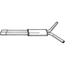 19406 SIGAM Середній глушник вихлопних газів