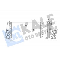 346295 KALE OTO RADYATÖR Теплообмінник обігрів салону